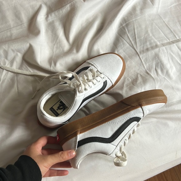 white vans - old skool canvas (custom-designed) | women’s - Picture 2 of 6